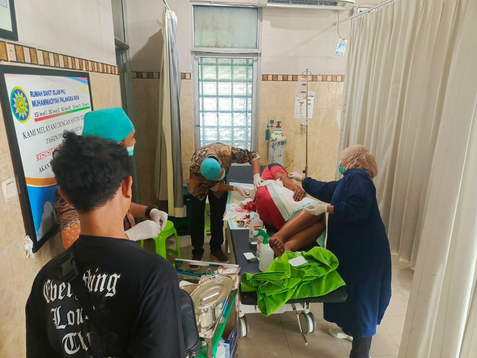 Peristiwa Penganiayaan di Jalan G. Obos, Palangka Raya: Seorang Wanita Alami Luka Serius