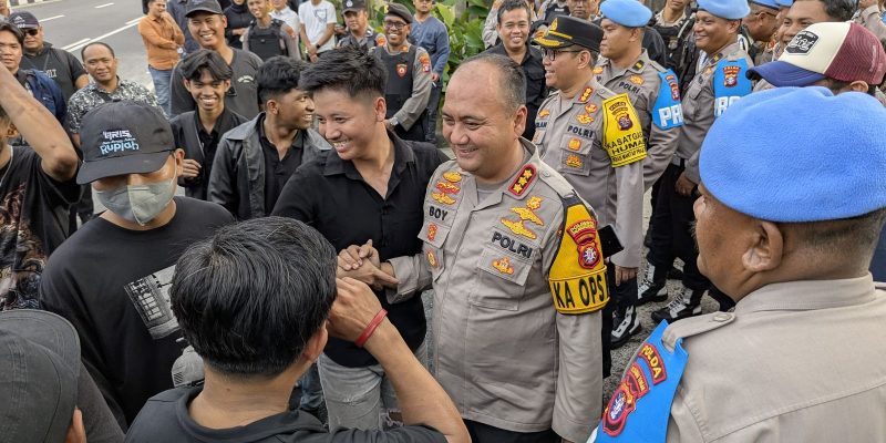 Sempat Memanas, Aksi Demo Berhasil Dikendalikan di Bawah Kendali Kapolresta Palangka Raya