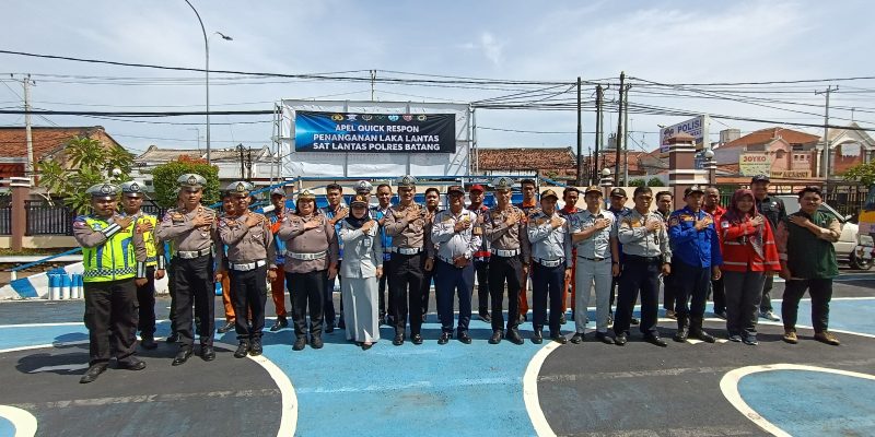 Jelang Nataru, Polres Batang Gelar Apel Quick Response
