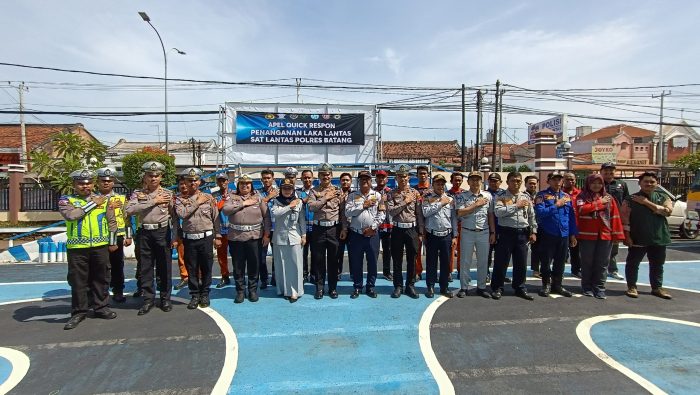 Jelang Nataru, Polres Batang Gelar Apel Quick Response