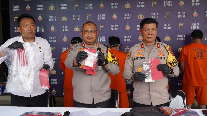 Ungkap Kasus Narkotika Golongan I, Polres Batang Tangkap Dua Pengedar Sabu
