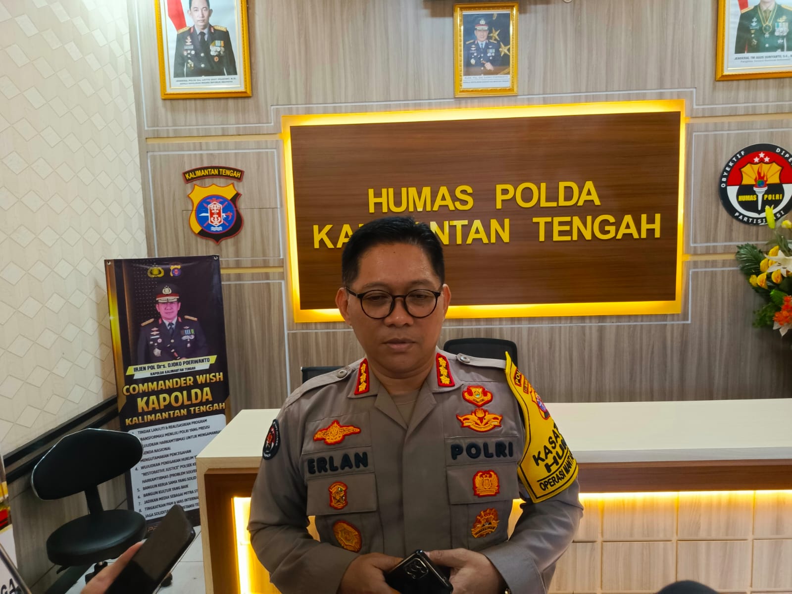 Jelang Perayaan Natal dan Tahun Baru, Polda Kalteng Tingkatkan Patroli Harkamtibmas