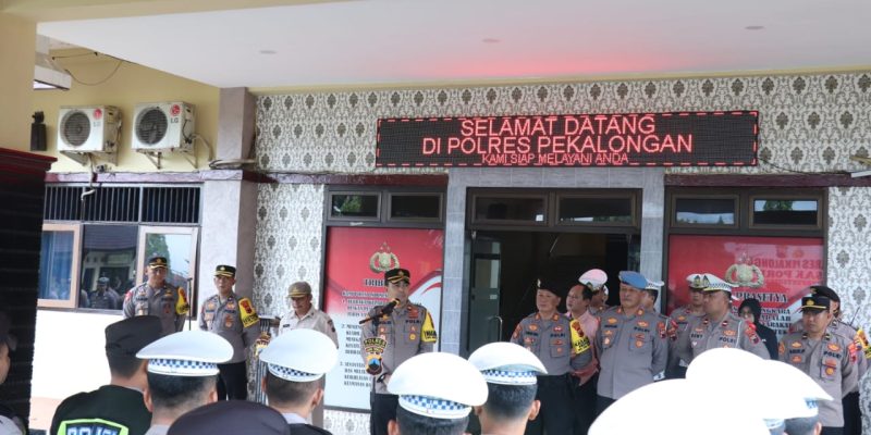 Pimpin Apel Satgas Ops Lilin Candi 2024, Wakapolres Pekalongan Berikan Beberapa Penekanan