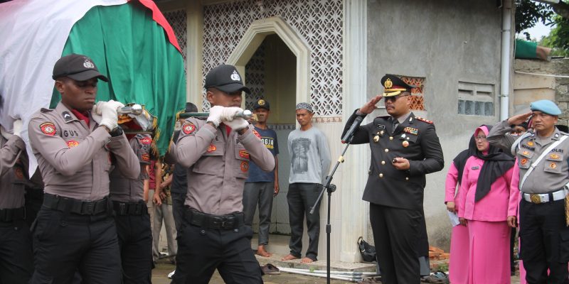 Polres Purwakarta Berduka, Bhabinkamtibmas Bripka Sunjaya Desa Maracang Meninggal Dunia