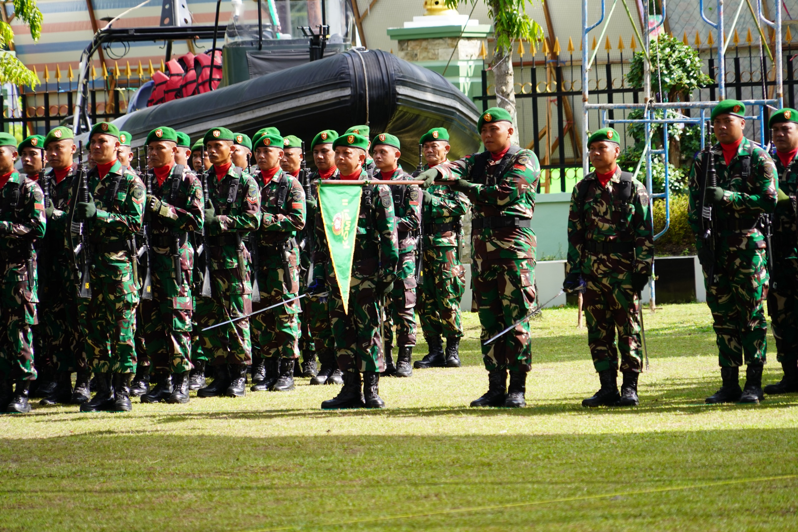 Dandim 1016/Plk Beserta Anggota Ikuti Rangkaian Sertijab Danrem 102/Pjg