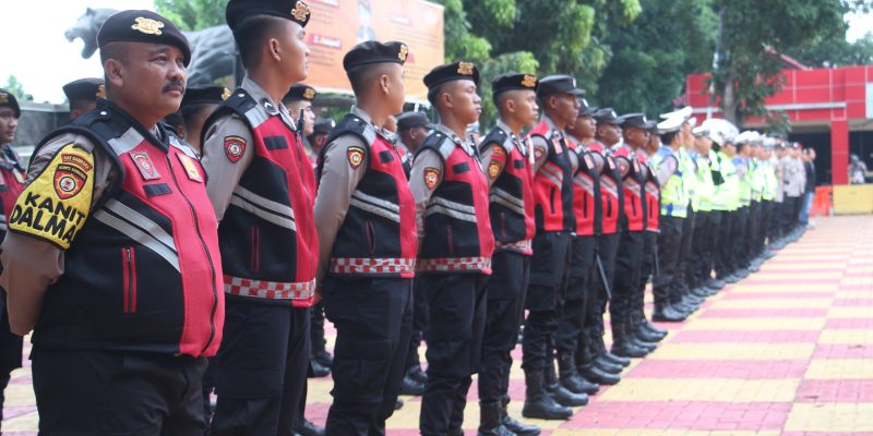 Polres Purwakarta Gelar Apel Pasukan Pastikan Perayaan Aman Di Malam Tahun Baru 2025