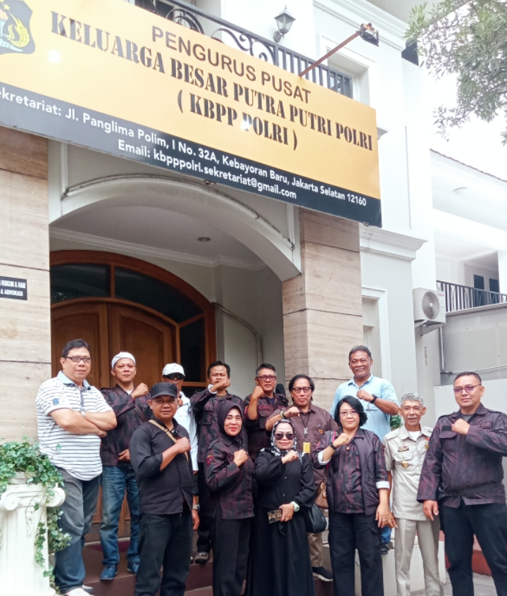 Kunjungan Silaturahmi Kepengurusan Resort Keluwarga Besar Putra Putri Polri Purwakarta Ke Sekretariat PP KBPP Polri.