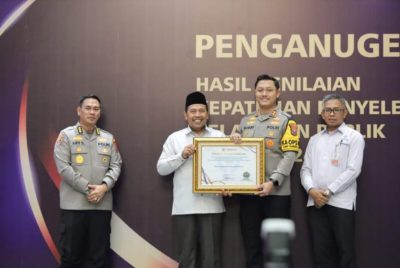 Polres Lamongan Raih Penghargaan Peringkat Pertama Inovasi Yanlik Tahun 2024 Kategori A dari Ombudsman RI