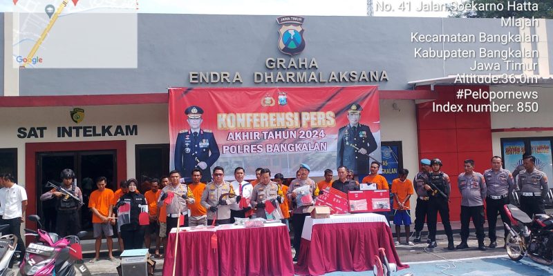 Torehan Apik Polres Bangkalan Polda Jatim Di Akhir Tahun 2024