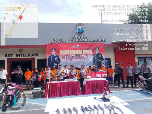 Torehan Apik Polres Bangkalan Polda Jatim Di Akhir Tahun 2024