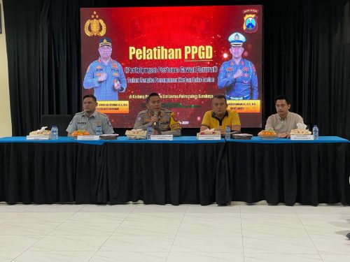 Satlantas Polrestabes Surabaya Gelar Pelatihan PPGD untuk Tingkatkan Respons Penanganan Korban Laka Lantas