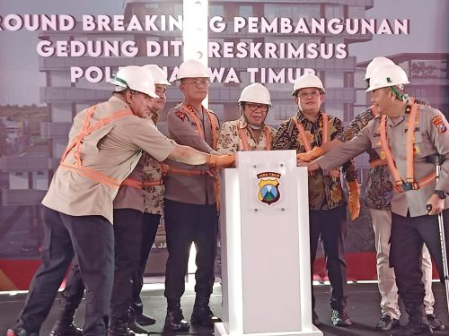 Kapolda Jatim Resmikan Pembangunan Gedung Ditreskrimsus Polda Jatim