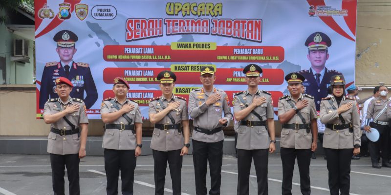 Polres Lumajang Gelar Sertijab, Wakapolres dan Kasat Reskrim Berganti