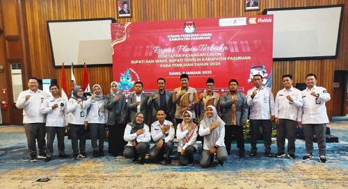 Rapat Pleno Terbuka KPU, Bupati dan Wakil Bupati Kabupaten Pasuruan Terpilih Ditetapkan
