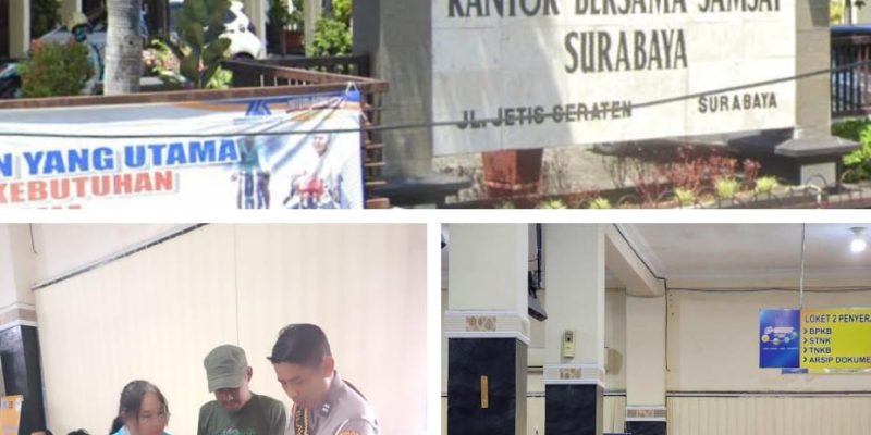 Samsat Surabaya Selatan Berikan Pelayanan Prima Serta Humanis Bagi Lansia Serta Disabilitas Yang Dibantu, Dilayani Dan Didampingi Petugas