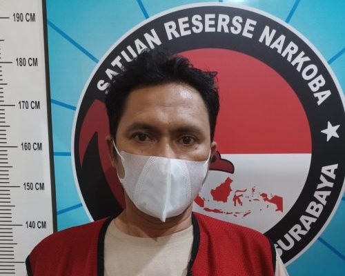 Satresnarkoba Polrestabes Surabaya Bekuk Pelaku Pengedar Dan Amankan 38,289 Gram Sabu