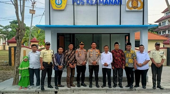 Upaya Ciptakan Wilayah Kampus Aman, Kapolres Bangkalan Hadiri Peresmian Pos Keamanan UTM