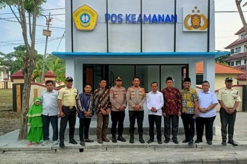 Upaya Ciptakan Wilayah Kampus Aman, Kapolres Bangkalan Hadiri Peresmian Pos Keamanan UTM