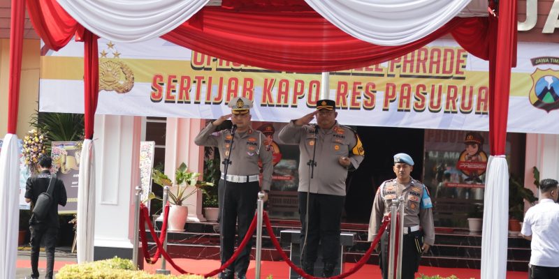Sertijab Kapolres Pasuruan, AKBP Jazuli Dani Irawan Resmi Jabat Kapolres Kabupaten Pasuruan
