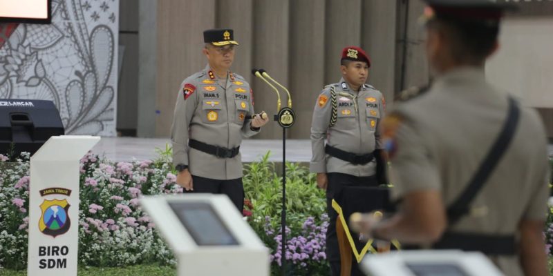 Kapolda Jatim Pimpin Sertijab Pejabat Utama dan Kapolres