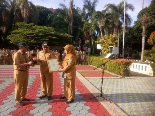 Kepala Badan (PAD) Kota Depok Wahid Suryono Mendapat Penghargaan dari PLT. Gubernur Jawa Barat