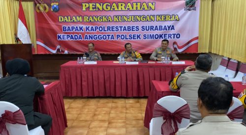 Kapolrestabes Surabaya Apresiasi Kinerja Polsek Simokerto