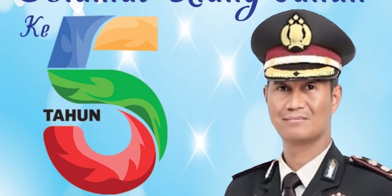 AKBP Hartono, Kapolres Sampang Mengucapkan Selamat HUT Ke – 5 Media Koran Pelopor dan Media Online www.pelopornews.co.id
