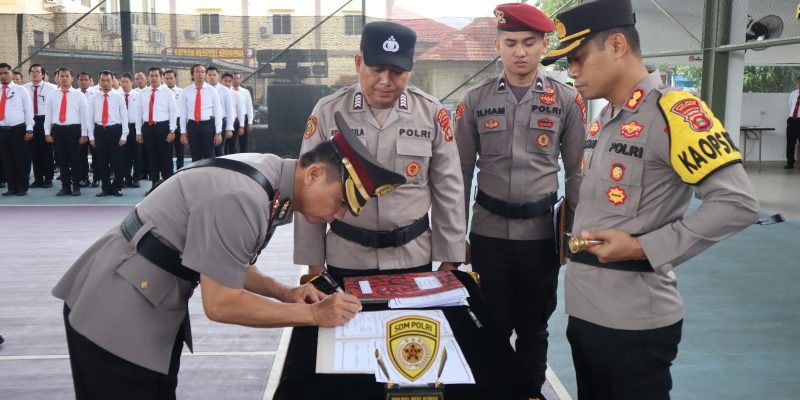 Kapolres Musi Rawas Pimpin Sertijab