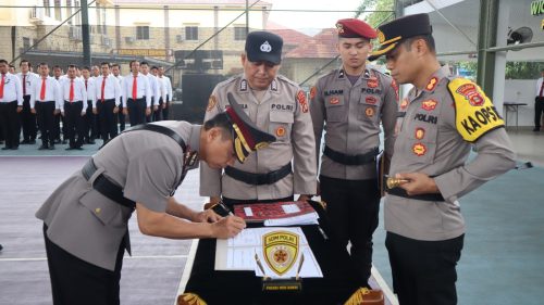 Kapolres Musi Rawas Pimpin Sertijab