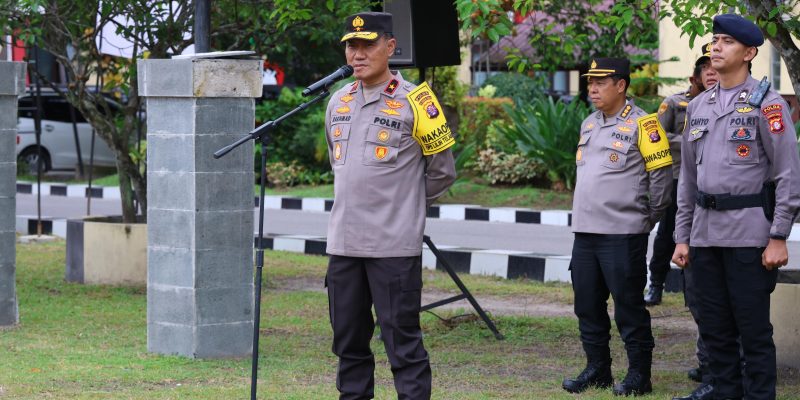 Awali Tahun 2025, Ini Arahan Wakapolda Bagi Personel Polda Kalteng