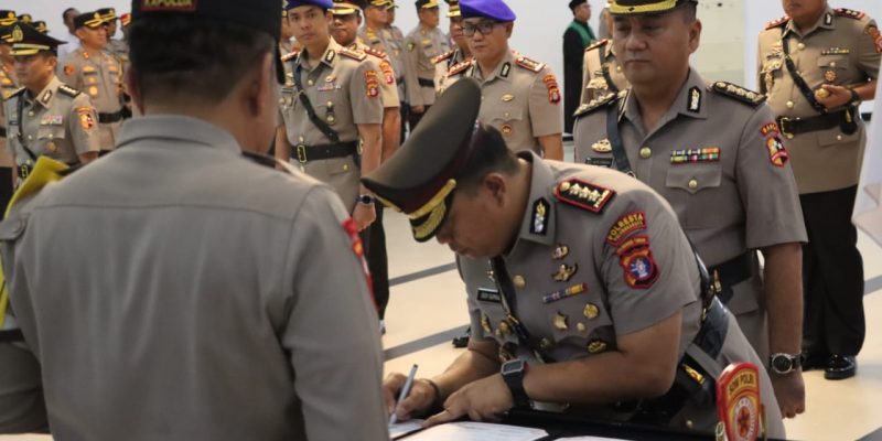 Sertijab Kapolresta Palangka Raya, Kombes Pol. Boy Herlambang Kepada Kombes Pol. Dedy Supriadi