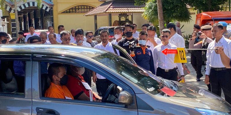 Polda Kalteng Gelar Rekonstruksi Penemuan Mayat di Katingan