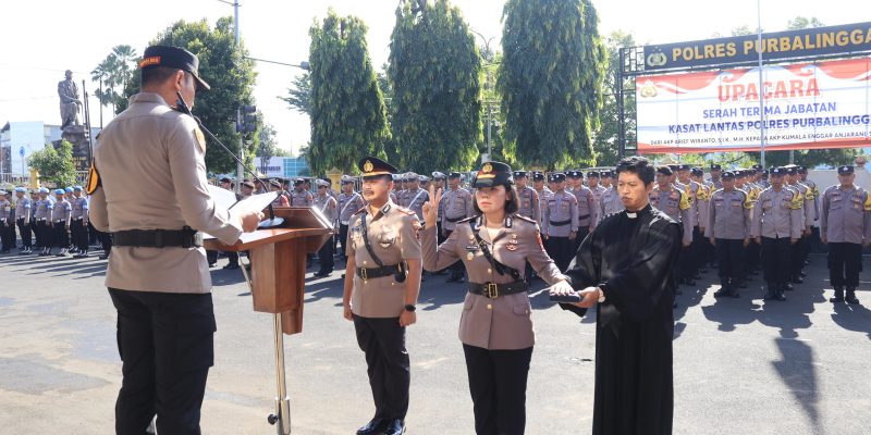 Jabatan Kasat Lantas Polres PurbaIingga Diserahterimakan