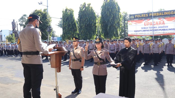Jabatan Kasat Lantas Polres PurbaIingga Diserahterimakan