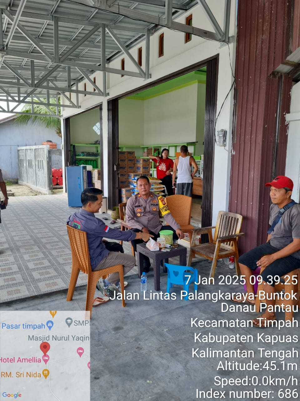 POLSEK TIMPAH BERIKAN  SOSIALISASI BAHAYA PENYALAHGUNAAN NARKOBA DAN KENAKALAN REMAJA