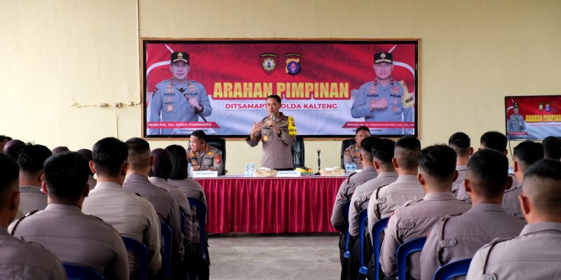 Beri Arahan Pejuang Tangguh Ditsamapta, Ini Pesan Wakapolda Kalteng