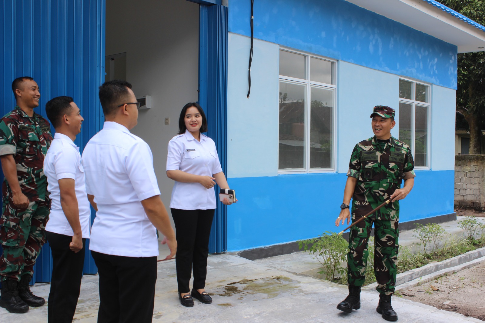 Dandim 1016/Palangka Raya Tinjau Kesiapan Program Nasional Makanan Bergizi Gratis di Unit SPPG