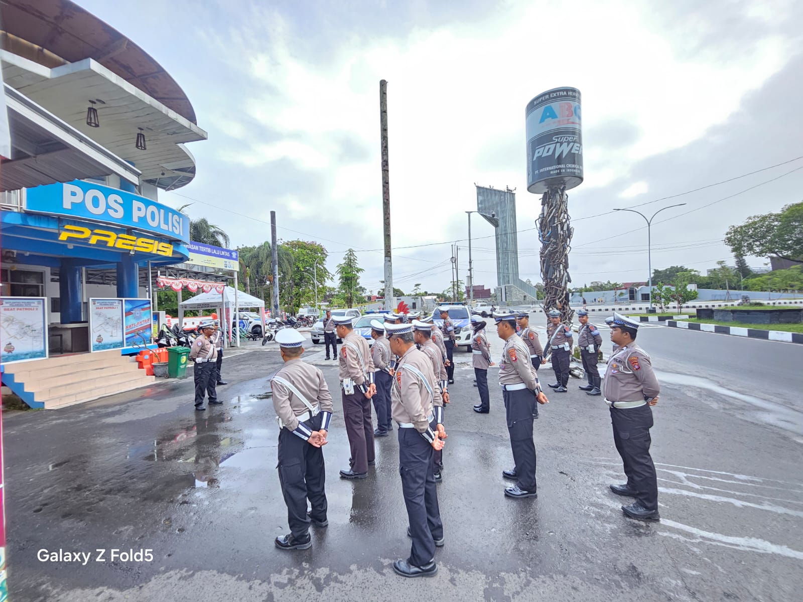 Satlantas Polresta Palangka Raya Gelar Apel Kesiapan Jelang Pelaksanaan Tugas 