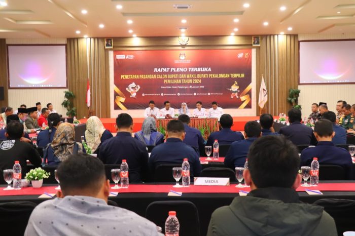 Polisi Dikerahkan Guna Pengamanan Rapat Pleno Terbuka Penetapan Pasangan Calon Bupati dan Wakil Bupati Pekalongan