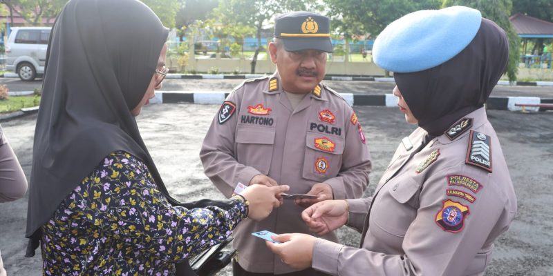 Cegah Pelanggaran Personel, Sipropam Polresta Palangka Raya Lakukan Gaktibplin Usai Apel Pagi