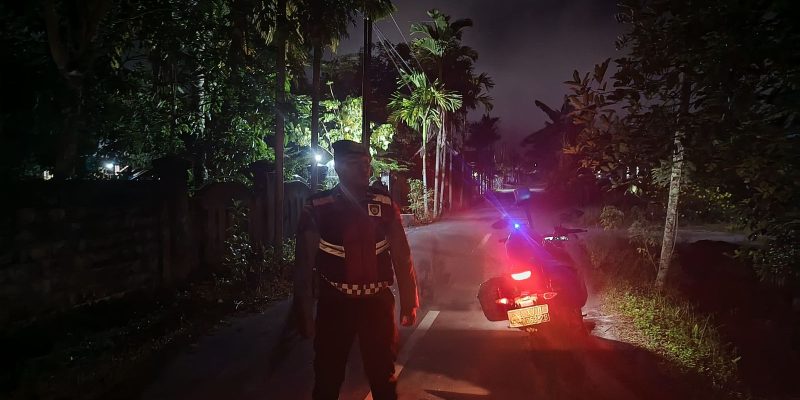 Satsamapta Polresta Palangka Raya Gelar Blue Light Patrol di Lingkungan Masyarakat