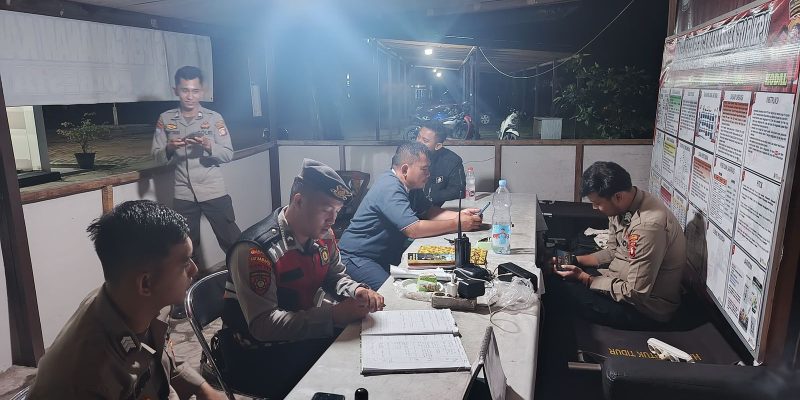 Dukung Pengamanan, Satsamapta Polresta Palangka Raya Sambang ke Kantor KPU 