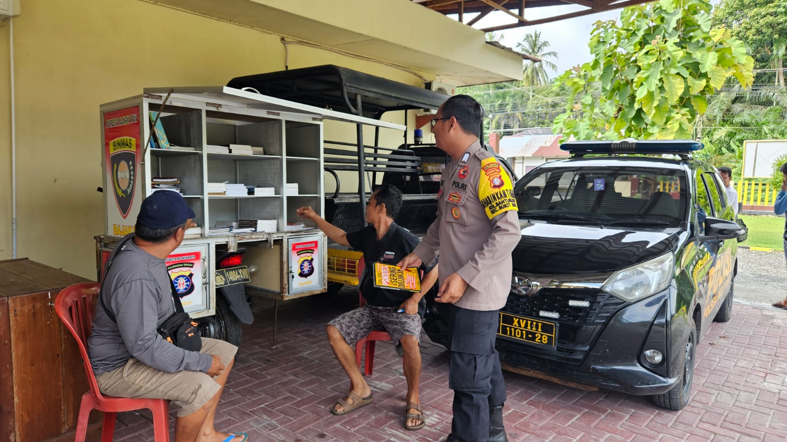 Polresta Palangka Raya Operasikan Program Bajaka Presisi bagi Masyarakat di Mapolsek Bukit Batu
