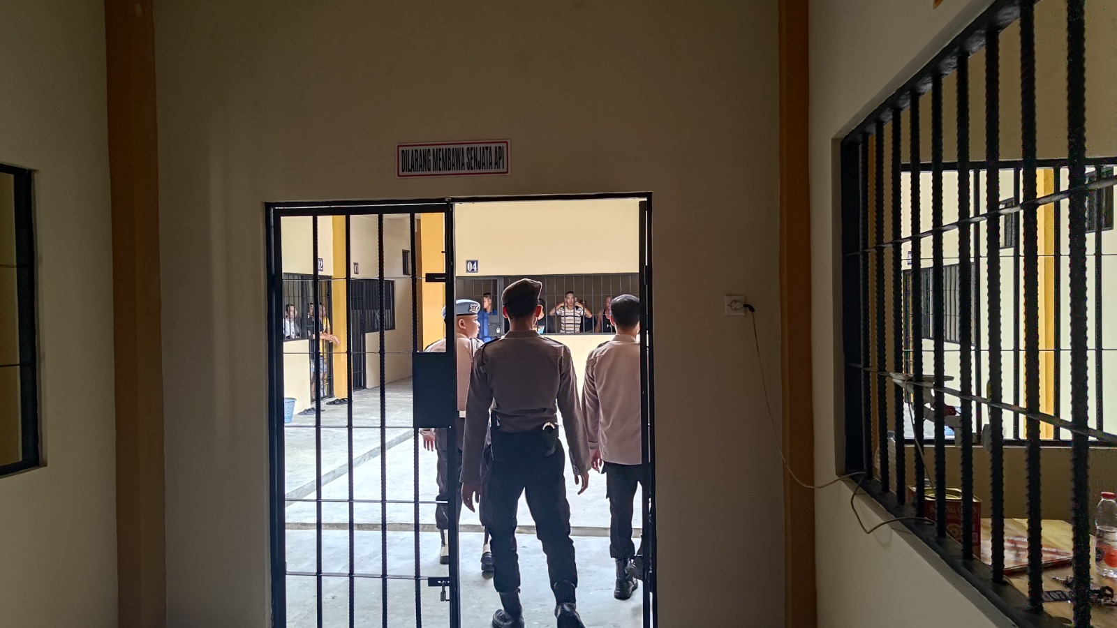 Sattahti dan Piket Fungsi Polresta Palangka Raya Lakukan Pengecekan Rutin Ruang Tahanan 