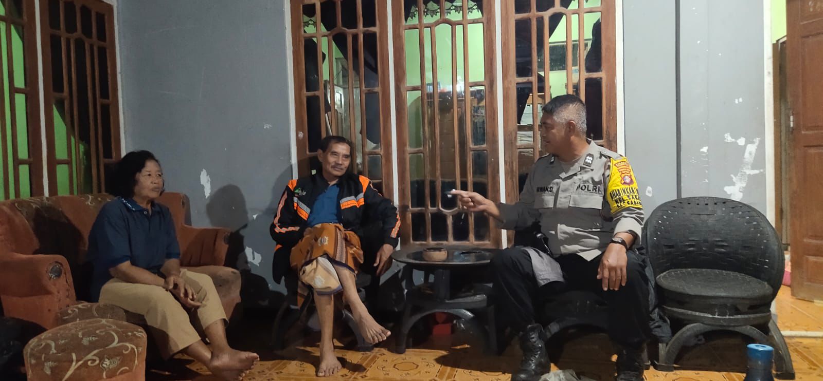 Jaga Kondusifitas, Polsek Sabangau Patroli Harkamtibmas