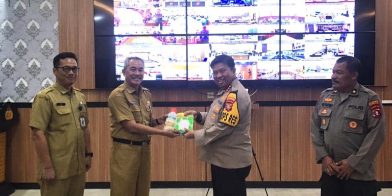 Dukung Swasembada Pangan, Polresta Palangka Raya Ikuti Rakor Penanaman Jagung Serentak se-Indonesia