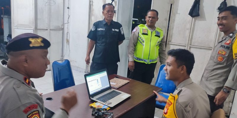 KRYD Polresta Palangka Raya Lakukan Patroli ke Kantor Bawaslu