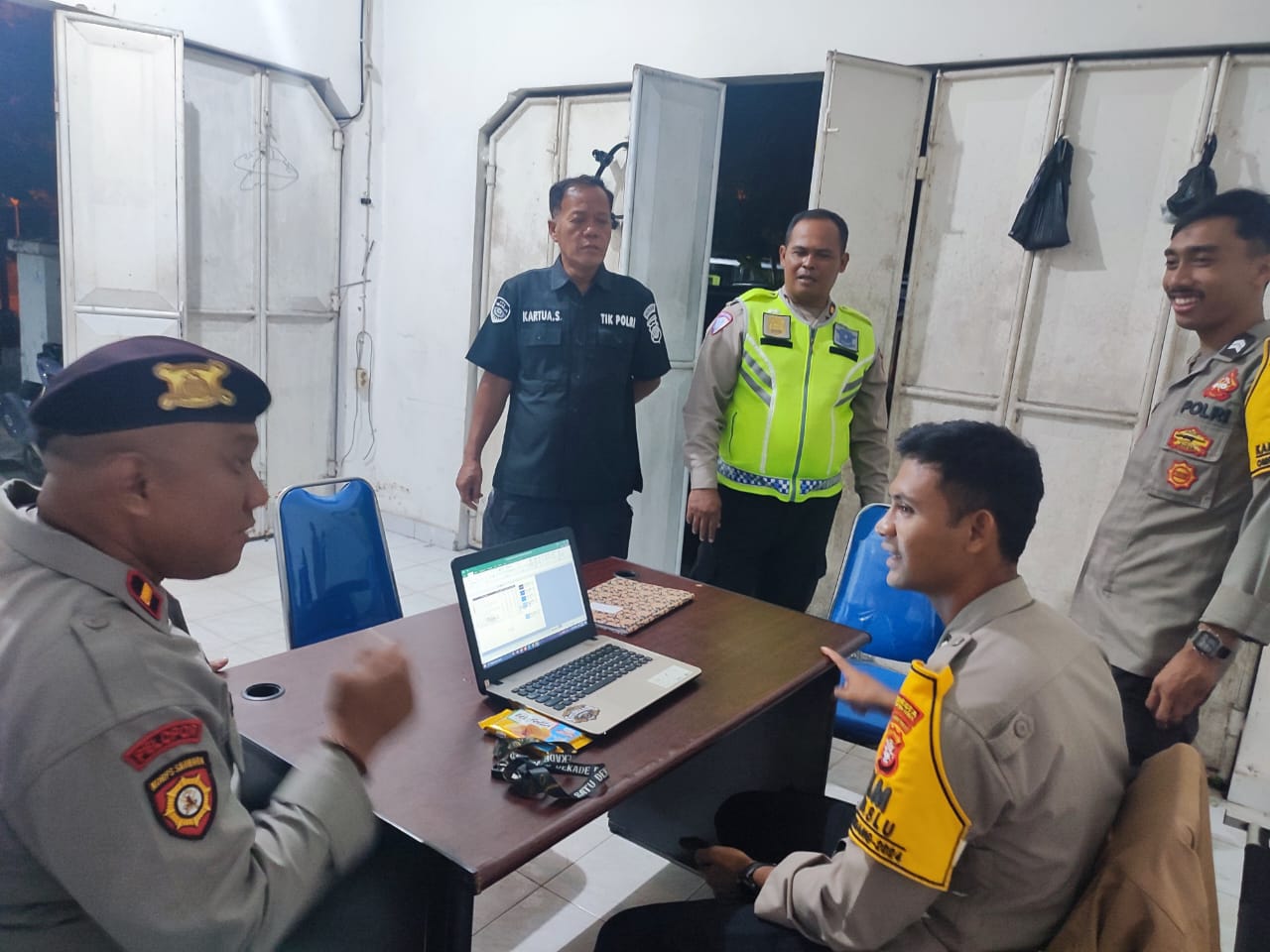 KRYD Polresta Palangka Raya Lakukan Patroli ke Kantor Bawaslu