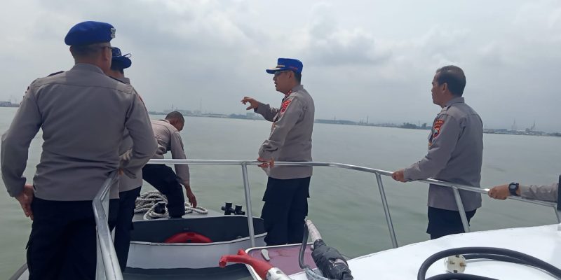 Jamin Keamanan Pembangunan Tanggul Laut dan Jalan Tol Semarang-Demak, Ditpolairud Polda Jateng Gelar Patroli Laut