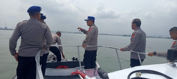 Jamin Keamanan Pembangunan Tanggul Laut dan Jalan Tol Semarang-Demak, Ditpolairud Polda Jateng Gelar Patroli Laut